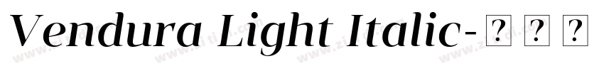 Vendura Light Italic字体转换 Vendura Light Italic字体转换